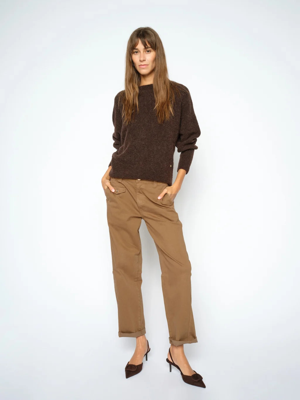 MMAymen Len Pant| Boyfriend fit | Mid waist