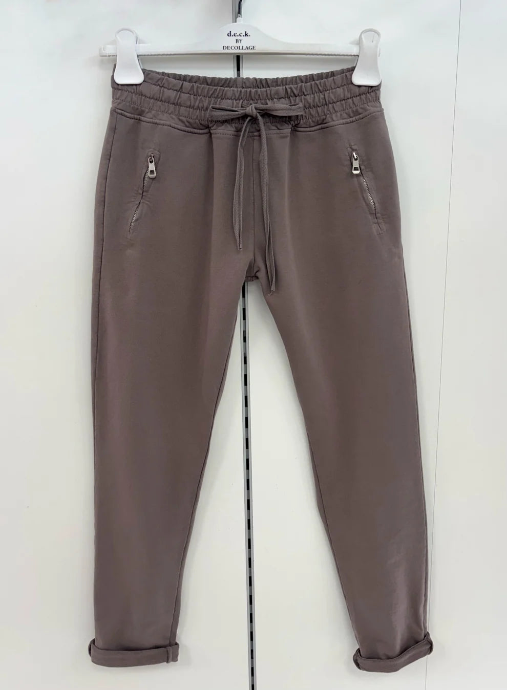 Basic Zip Pocket Joggers