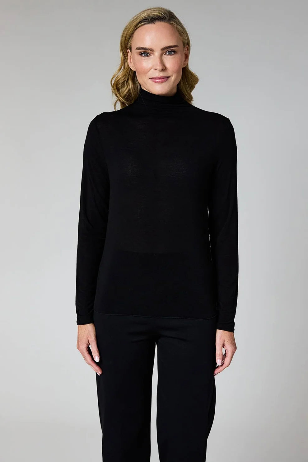 Fine Cashmere Mix Basic Turtleneck