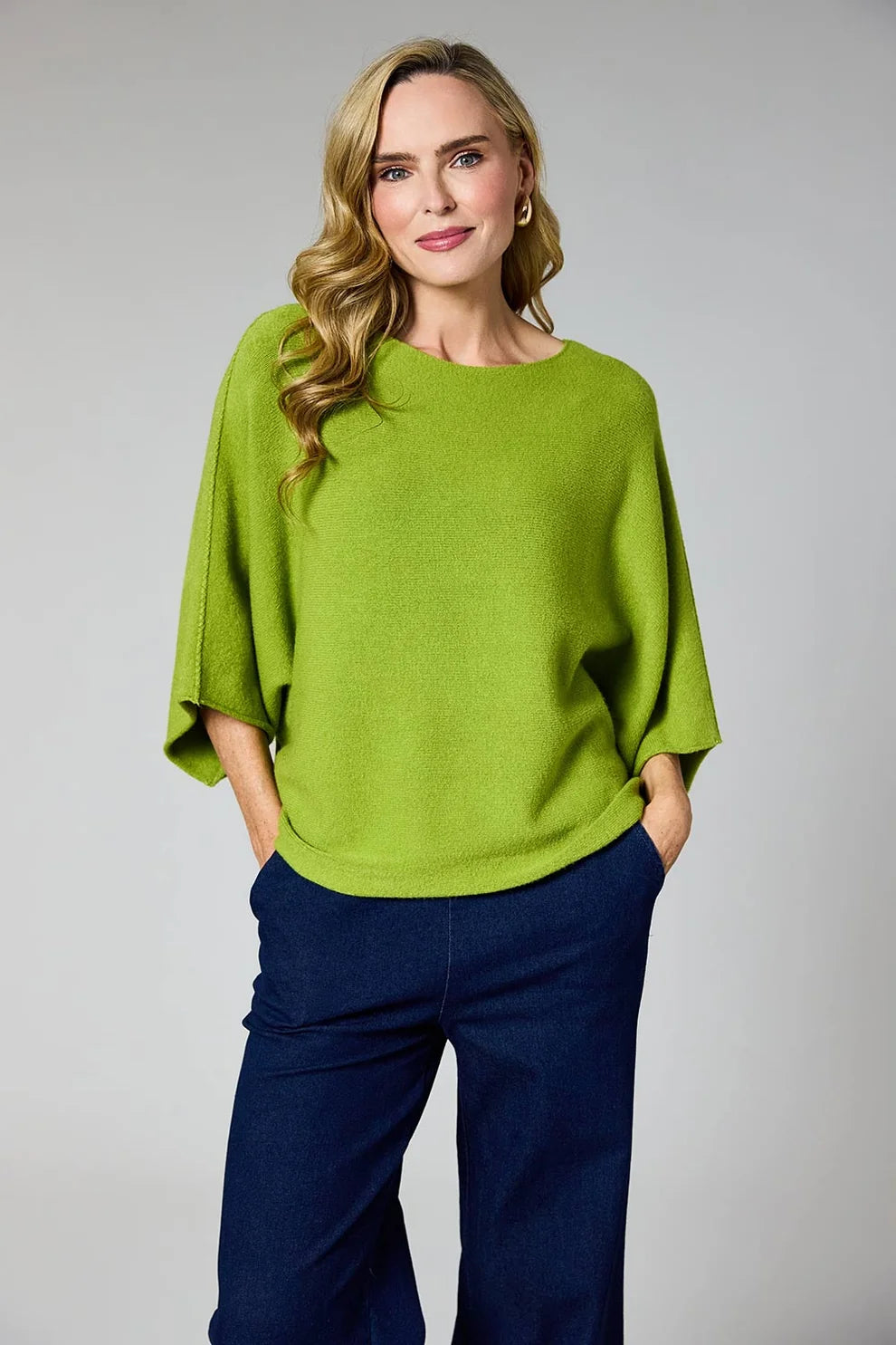 Short Sleeve Batwing Knit