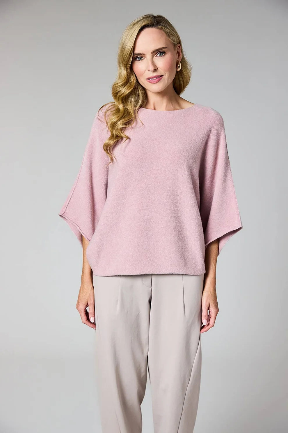 Short Sleeve Batwing Knit