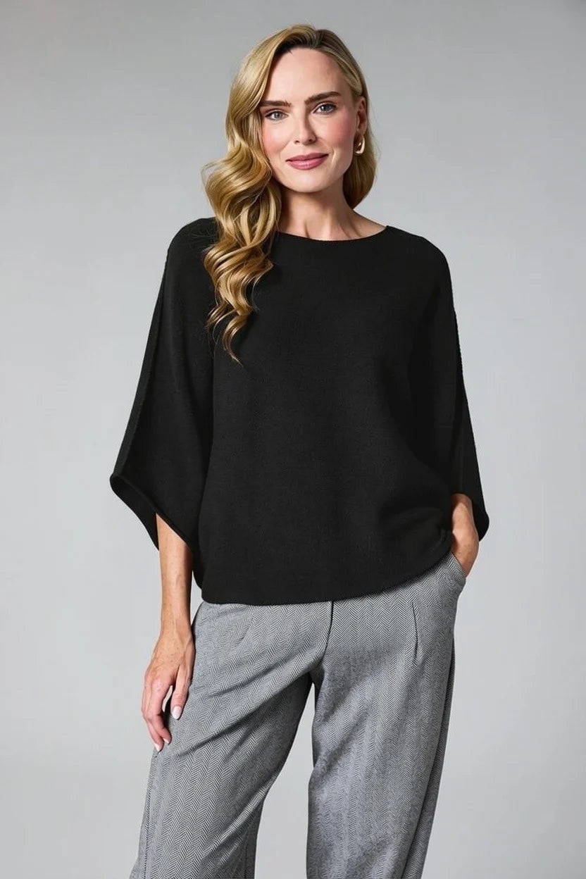 Short Sleeve Batwing Knit