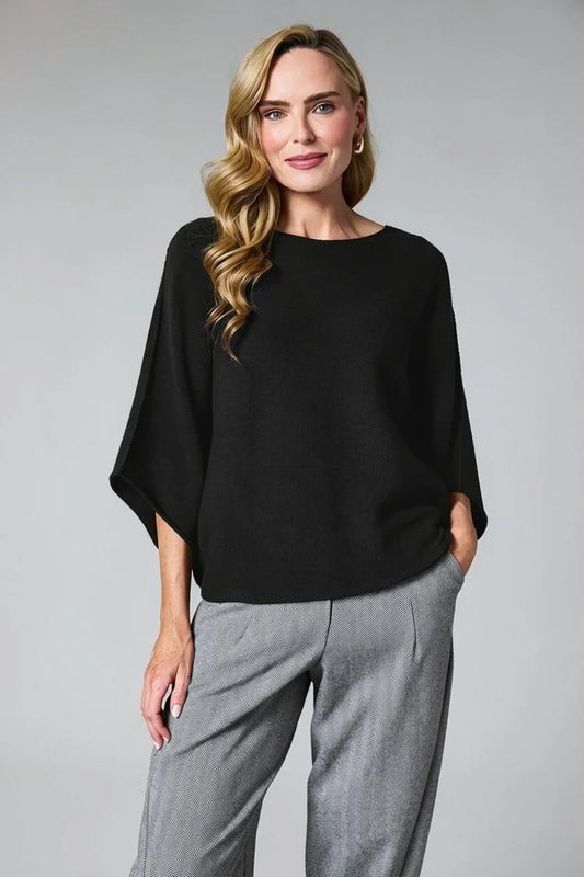 Short Sleeve Batwing Knit