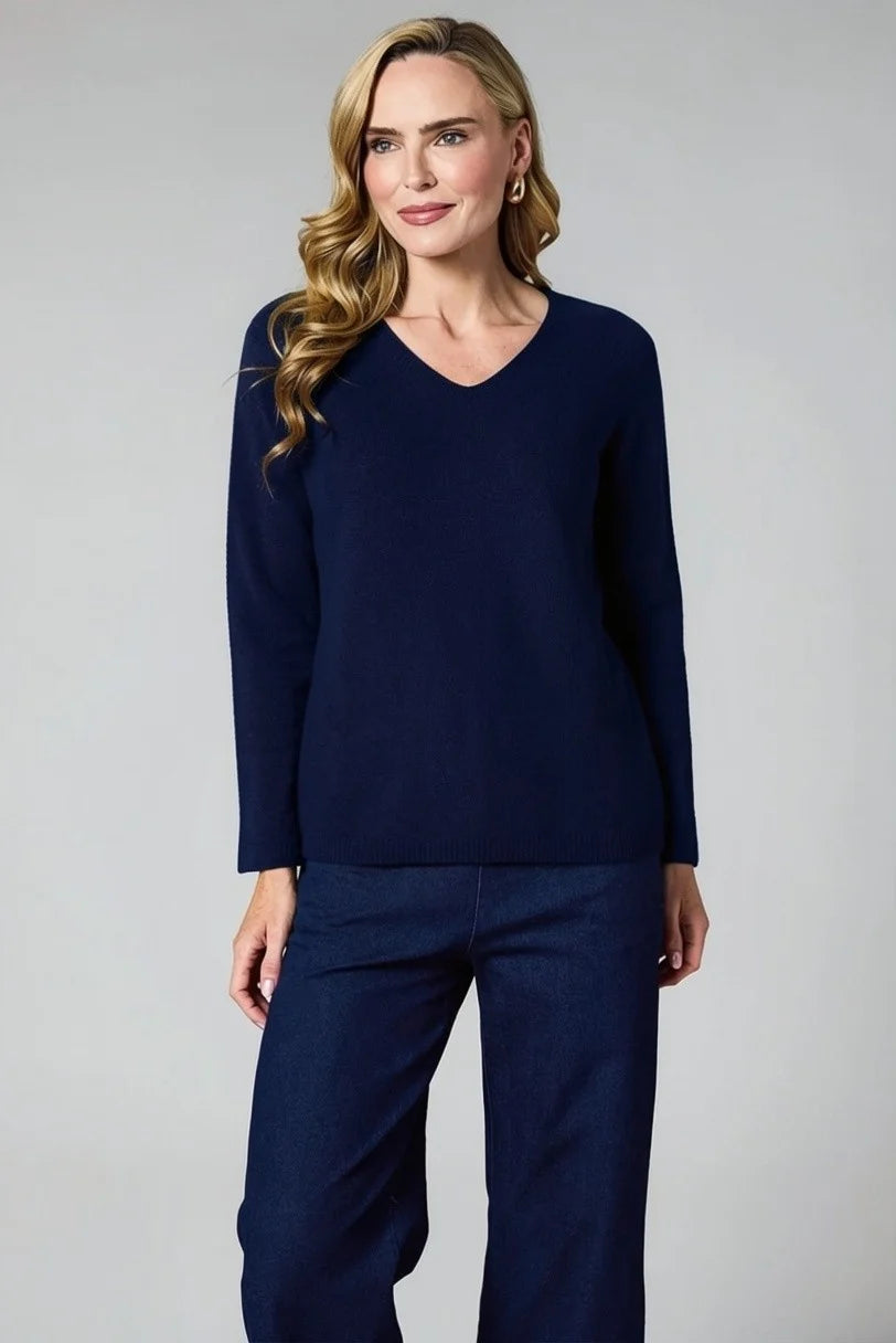 V Neck Boyfriend Knit