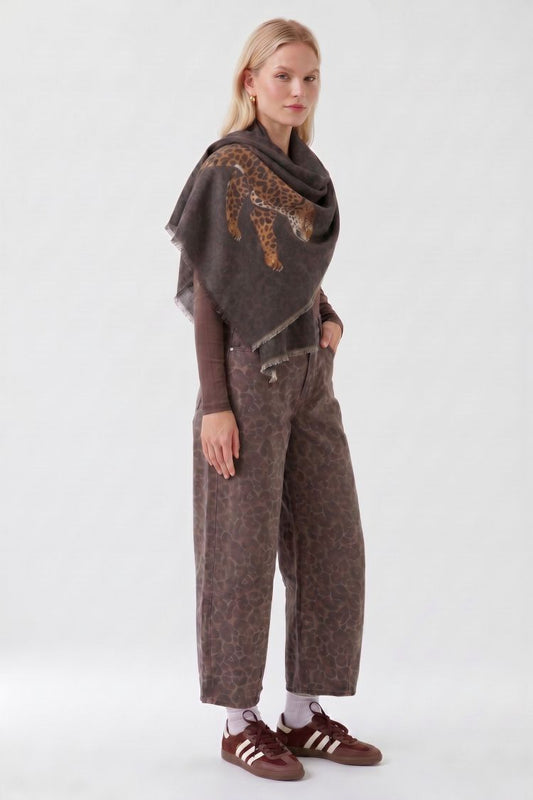 Leopard Print Scarf